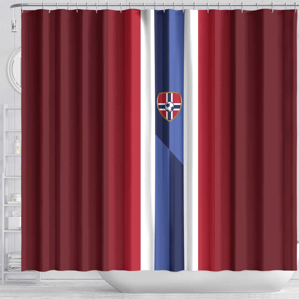 Norway Football 2026 Shower Curtain Road To Champions - Wonder Print Shop