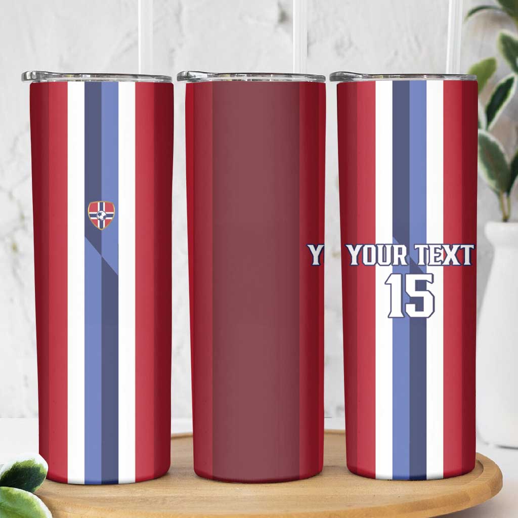 Custom Norway Football 2026 Skinny Tumbler Road To Champions - Wonder Print Shop