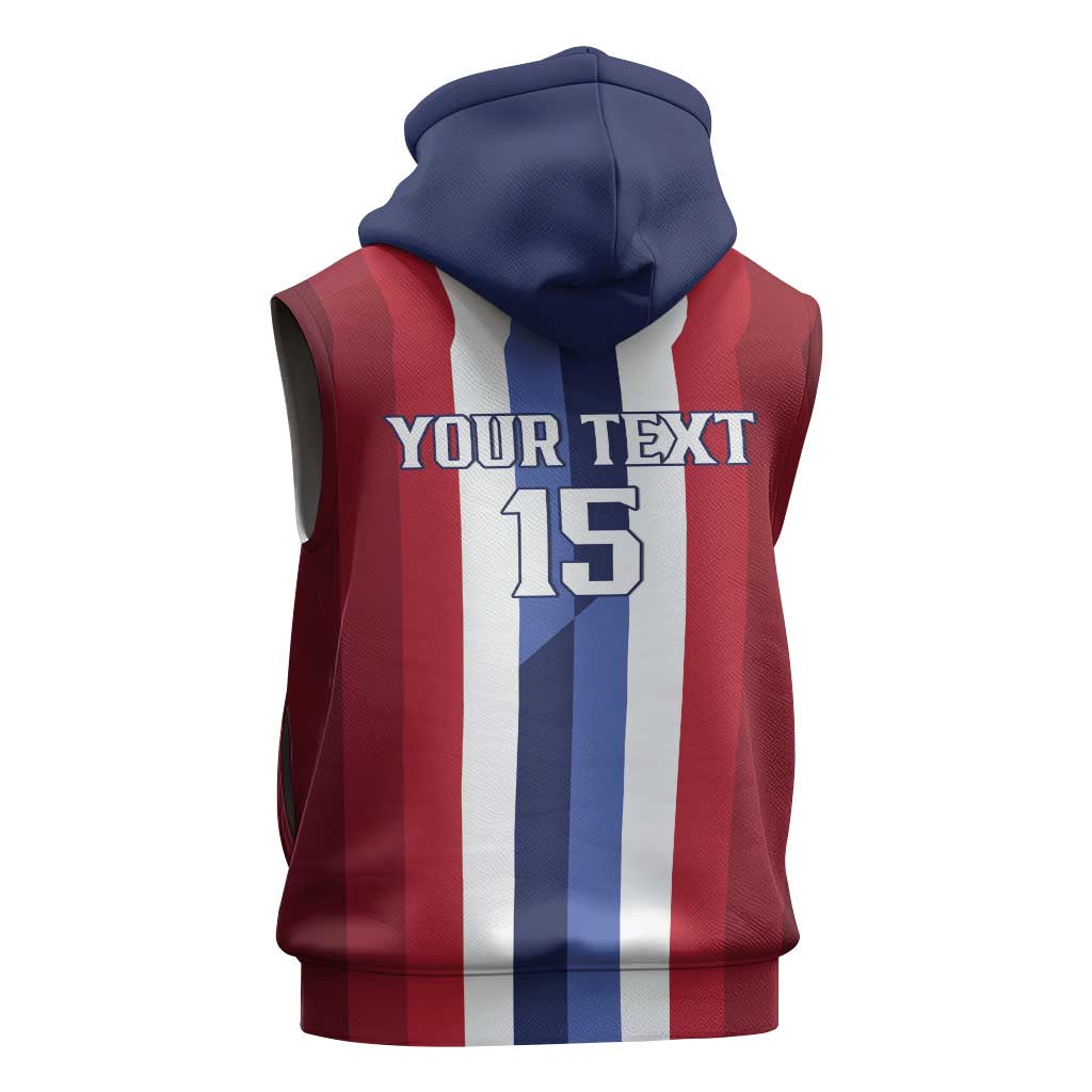 Custom Norway Football 2026 Sleeveless Hoodie Road To Champions - Wonder Print Shop