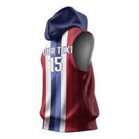 Custom Norway Football 2026 Sleeveless Hoodie Road To Champions - Wonder Print Shop