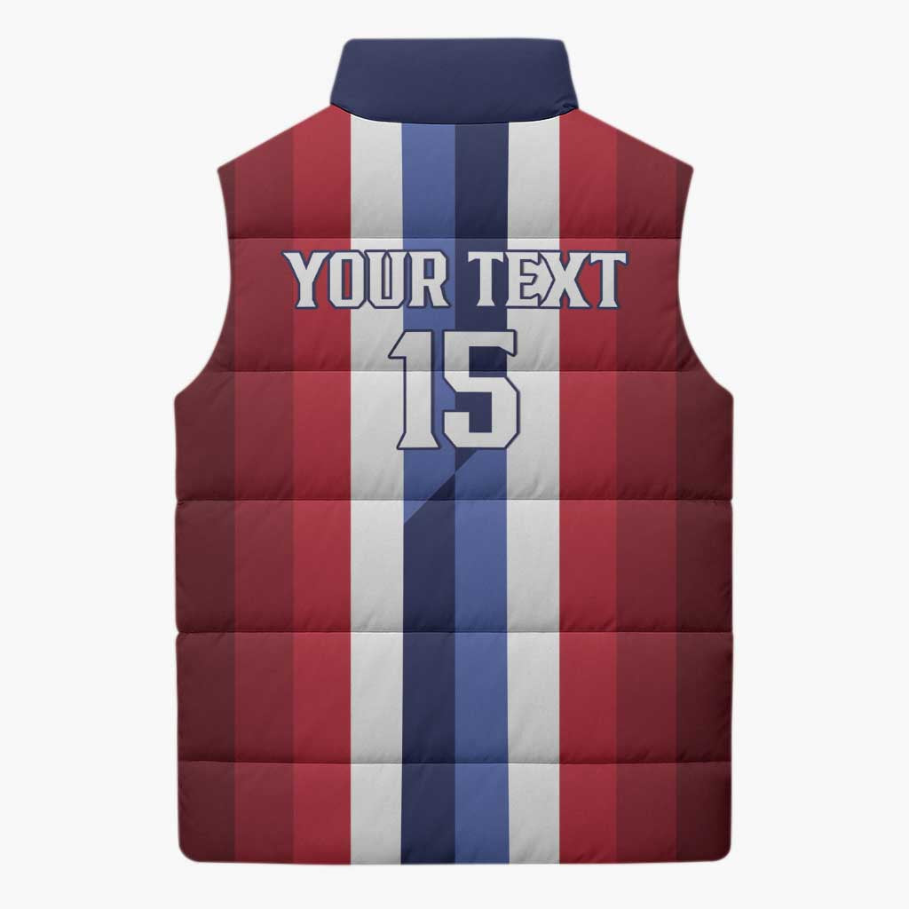 Custom Norway Football 2026 Sleeveless Puffer Jacket Road To Champions - Wonder Print Shop