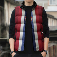 Custom Norway Football 2026 Sleeveless Puffer Jacket Road To Champions - Wonder Print Shop