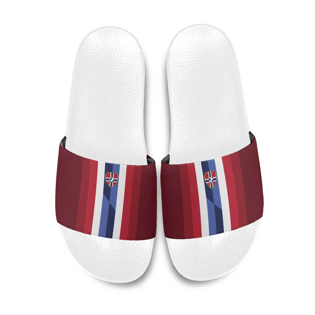 Norway Football 2026 Slide Sandals Road To Champions - Wonder Print Shop