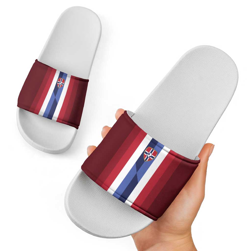 Norway Football 2026 Slide Sandals Road To Champions - Wonder Print Shop