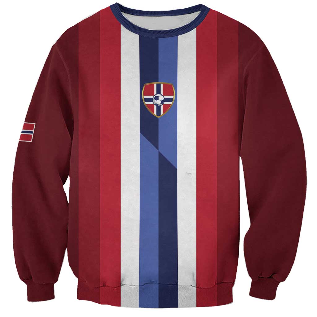 Custom Norway Football 2026 Sweatshirt Road To Champions - Wonder Print Shop