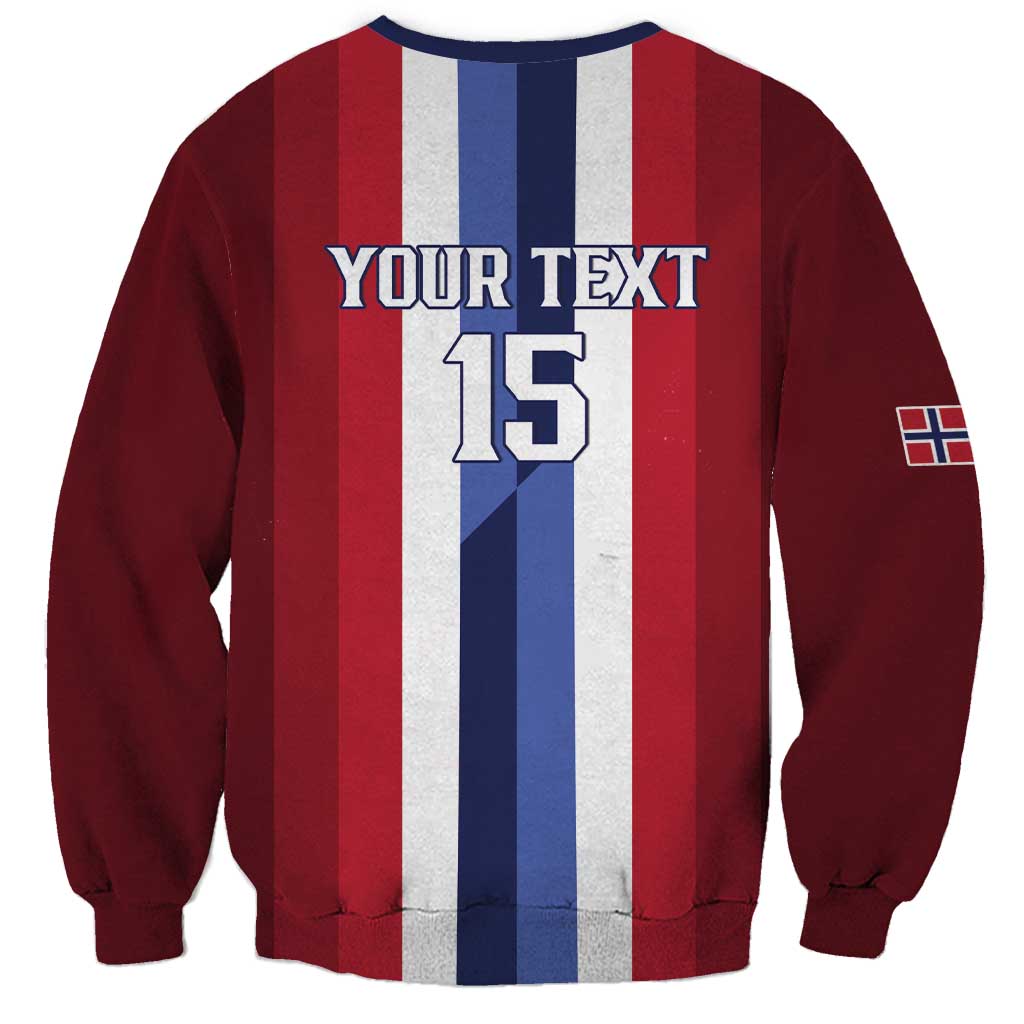 Custom Norway Football 2026 Sweatshirt Road To Champions - Wonder Print Shop