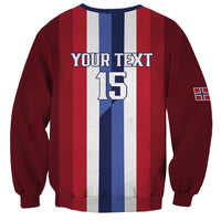 Custom Norway Football 2026 Sweatshirt Road To Champions - Wonder Print Shop