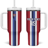 Custom Norway Football 2026 Tumbler With Handle Road To Champions - Wonder Print Shop