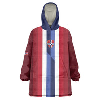 Custom Norway Football 2026 Wearable Blanket Hoodie Road To Champions - Wonder Print Shop