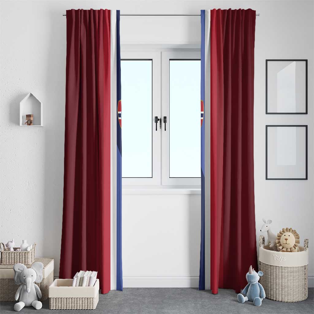 Norway Football 2026 Window Curtain Road To Champions - Wonder Print Shop