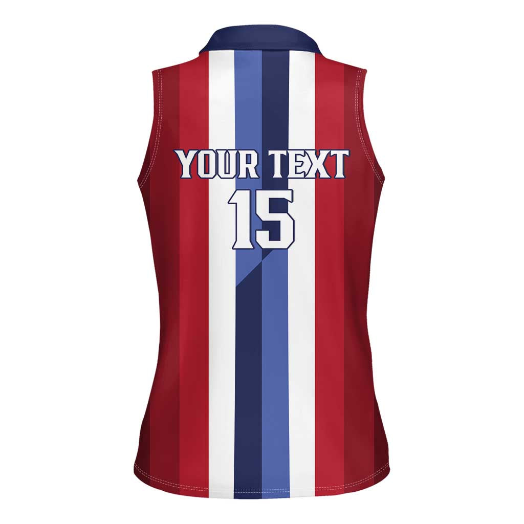 Custom Norway Football 2026 Women Sleeveless Polo Shirt Road To Champions - Wonder Print Shop