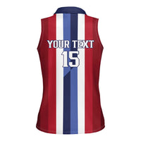 Custom Norway Football 2026 Women Sleeveless Polo Shirt Road To Champions - Wonder Print Shop