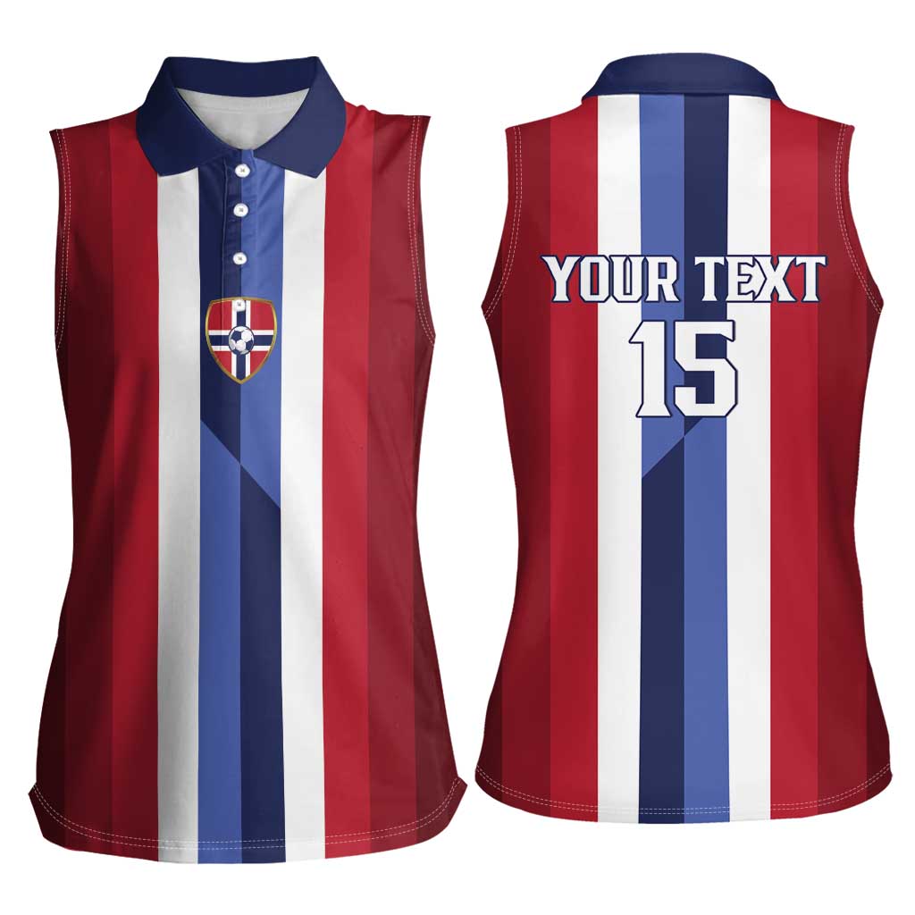 Custom Norway Football 2026 Women Sleeveless Polo Shirt Road To Champions - Wonder Print Shop