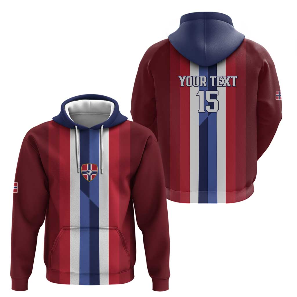 Custom Norway Football 2026 Zip Hoodie Road To Champions - Wonder Print Shop