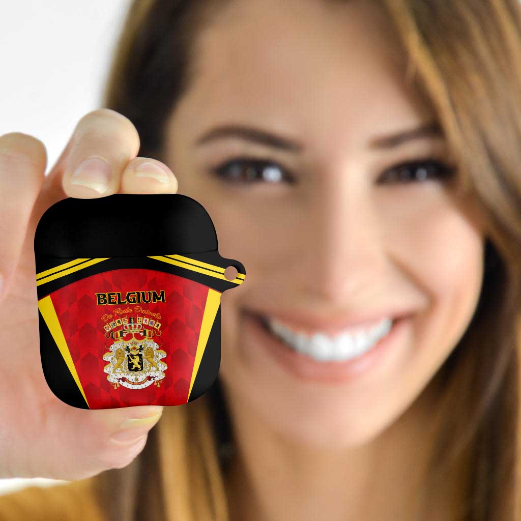 Belgium Football 2026 AirPods Case Red Devils Pride - Wonder Print Shop