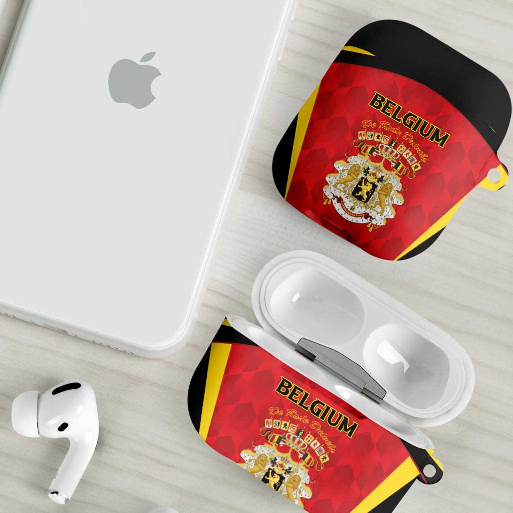 Belgium Football 2026 AirPods Case Red Devils Pride - Wonder Print Shop