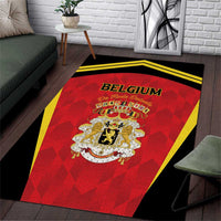 Belgium Football 2026 Area Rug Red Devils Pride - Wonder Print Shop
