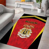 Belgium Football 2026 Area Rug Red Devils Pride - Wonder Print Shop