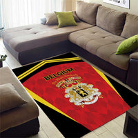 Belgium Football 2026 Area Rug Red Devils Pride - Wonder Print Shop