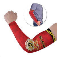 Custom Belgium Football 2026 Arm Sleeves Red Devils Pride - Wonder Print Shop