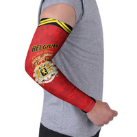 Custom Belgium Football 2026 Arm Sleeves Red Devils Pride - Wonder Print Shop