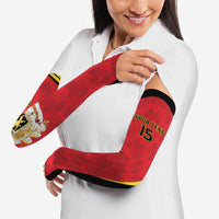 Custom Belgium Football 2026 Arm Sleeves Red Devils Pride - Wonder Print Shop