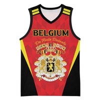 Custom Belgium Football 2026 Basketball Jersey Red Devils Pride - Wonder Print Shop