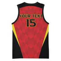 Custom Belgium Football 2026 Basketball Jersey Red Devils Pride - Wonder Print Shop