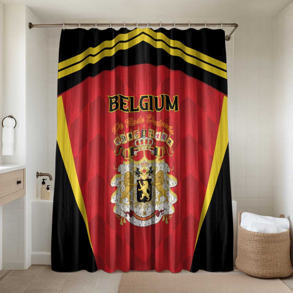 Belgium Football 2026 Bathroom Set Red Devils Pride - Wonder Print Shop