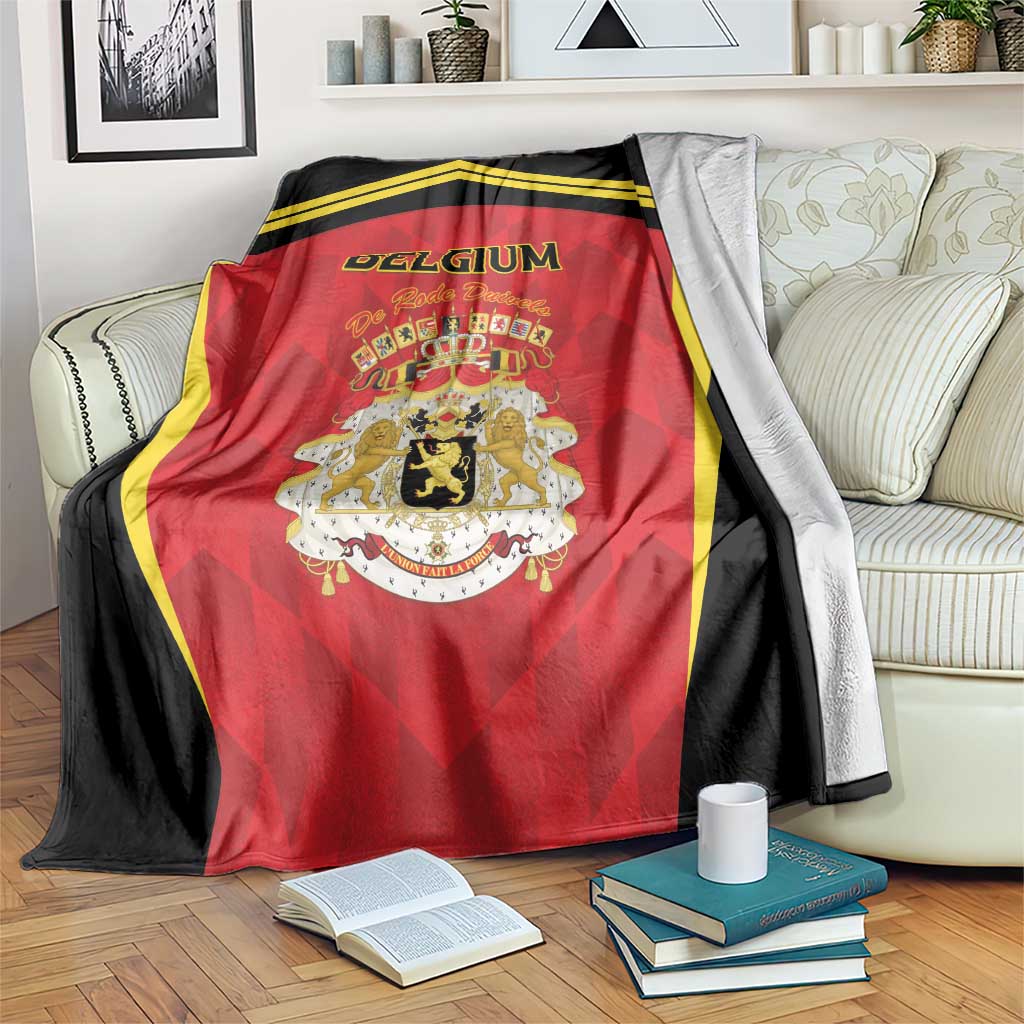 Belgium Football 2026 Blanket Red Devils Pride - Wonder Print Shop