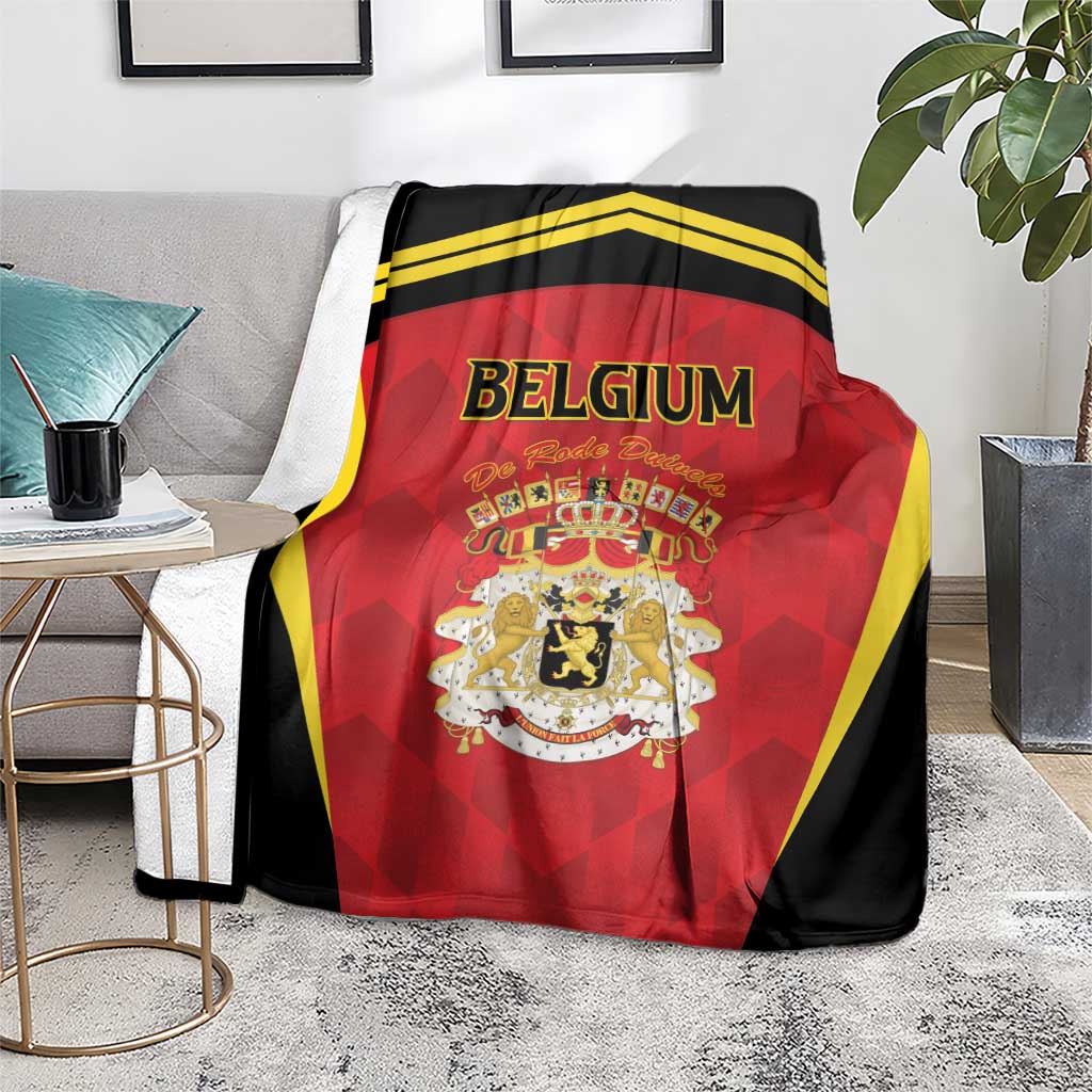 Belgium Football 2026 Blanket Red Devils Pride - Wonder Print Shop