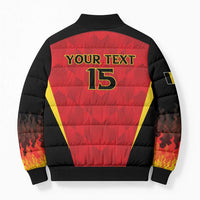 Custom Belgium Football 2026 Bomber Puffer Jacket Red Devils Pride - Wonder Print Shop