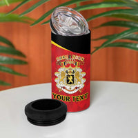 Custom Belgium Football 2026 4 in 1 Can Cooler Tumbler Red Devils Pride - Wonder Print Shop