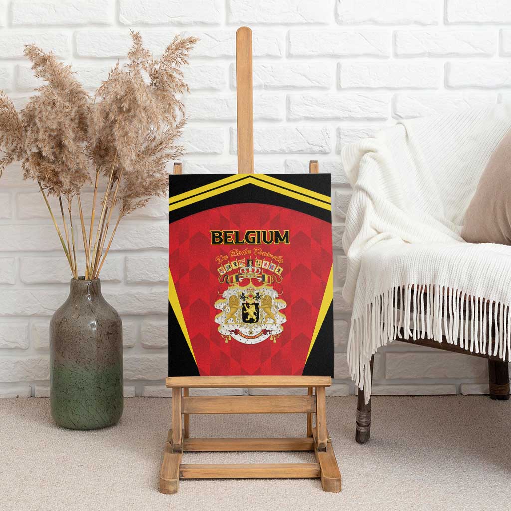 Belgium Football 2026 Canvas Wall Art Red Devils Pride - Wonder Print Shop