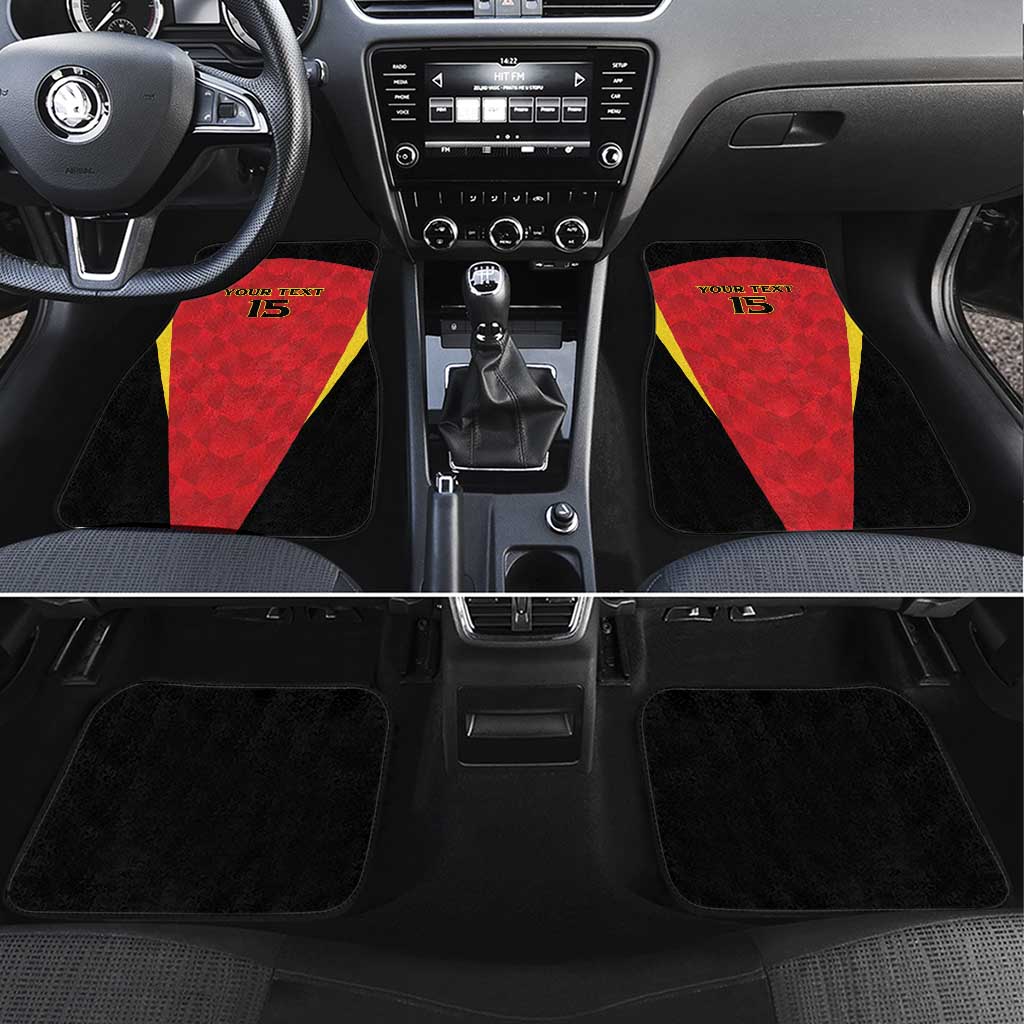 Custom Belgium Football 2026 Car Mats Red Devils Pride - Wonder Print Shop