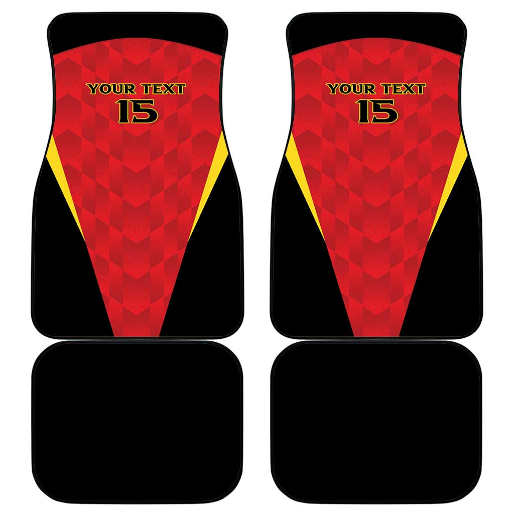 Custom Belgium Football 2026 Car Mats Red Devils Pride - Wonder Print Shop