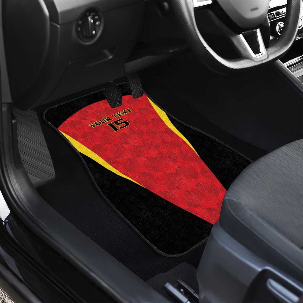 Custom Belgium Football 2026 Car Mats Red Devils Pride - Wonder Print Shop