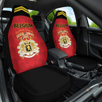 Belgium Football 2026 Car Seat Cover Red Devils Pride - Wonder Print Shop