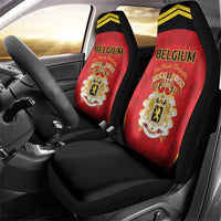 Belgium Football 2026 Car Seat Cover Red Devils Pride - Wonder Print Shop
