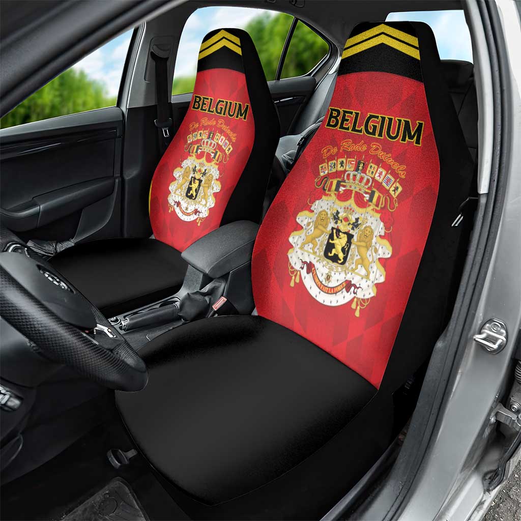 Belgium Football 2026 Car Seat Cover Red Devils Pride - Wonder Print Shop