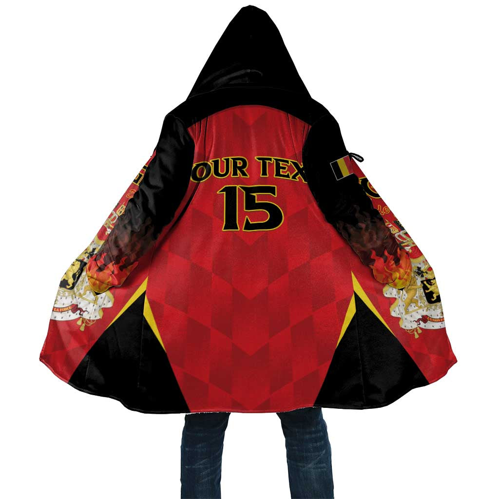 Custom Belgium Football 2026 Cloak Red Devils Pride - Wonder Print Shop