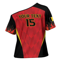 Custom Belgium Football 2026 Cross Shoulder Shirt Red Devils Pride - Wonder Print Shop