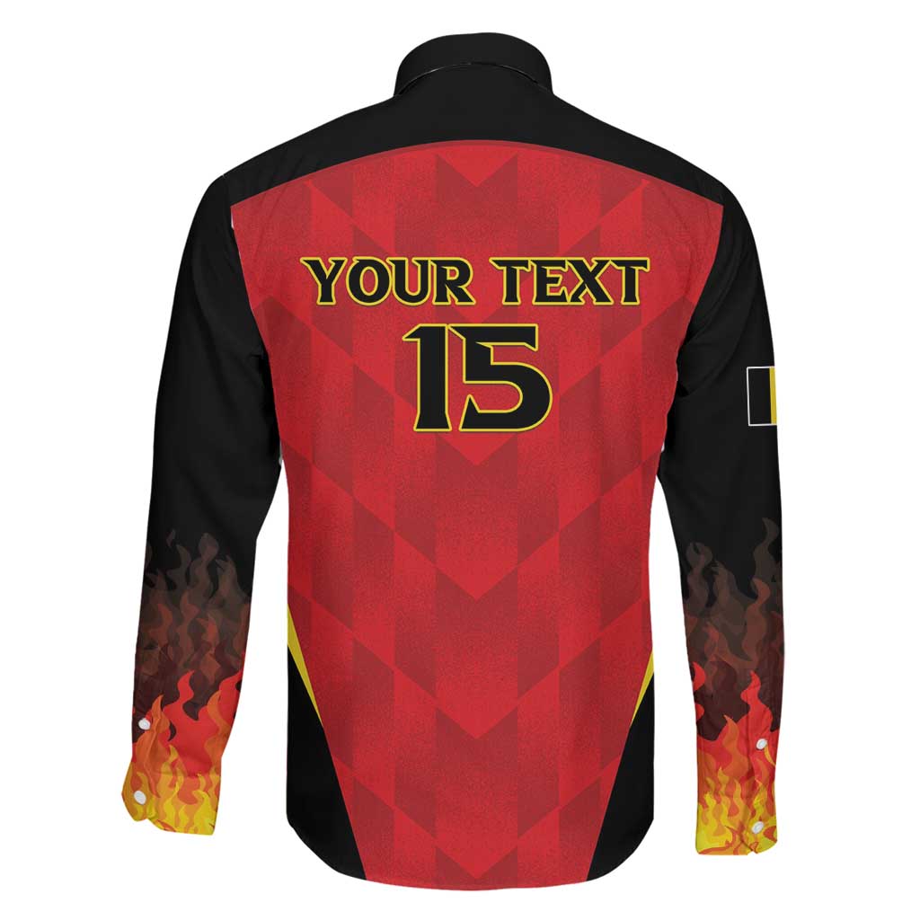 Custom Belgium Football 2026 Family Matching Long Sleeve Bodycon Dress and Hawaiian Shirt Red Devils Pride - Wonder Print Shop