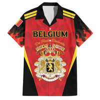 Custom Belgium Football 2026 Family Matching Mermaid Dress and Hawaiian Shirt Red Devils Pride - Wonder Print Shop