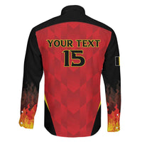 Custom Belgium Football 2026 Family Matching Short Sleeve Bodycon Dress and Hawaiian Shirt Red Devils Pride - Wonder Print Shop