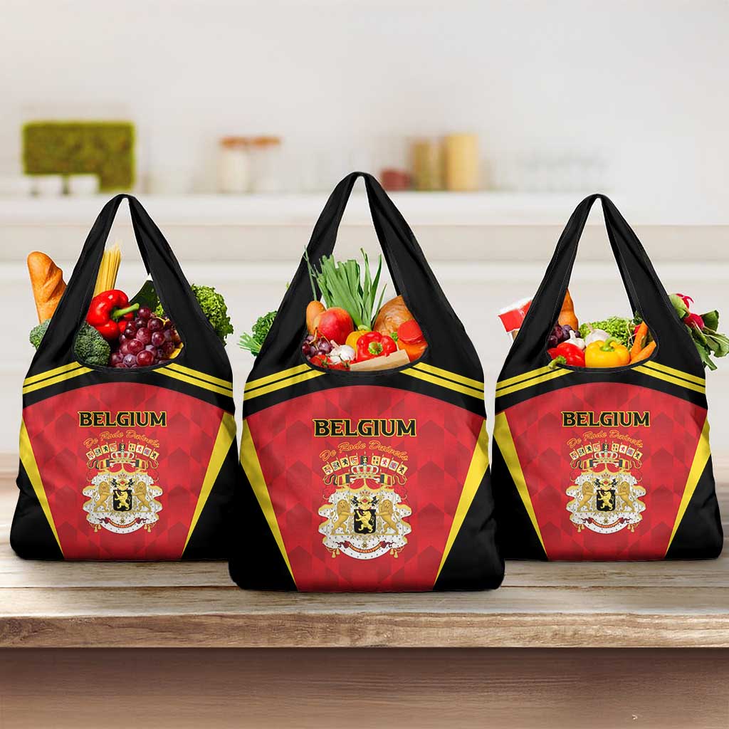 Belgium Football 2026 Grocery Bag Red Devils Pride - Wonder Print Shop