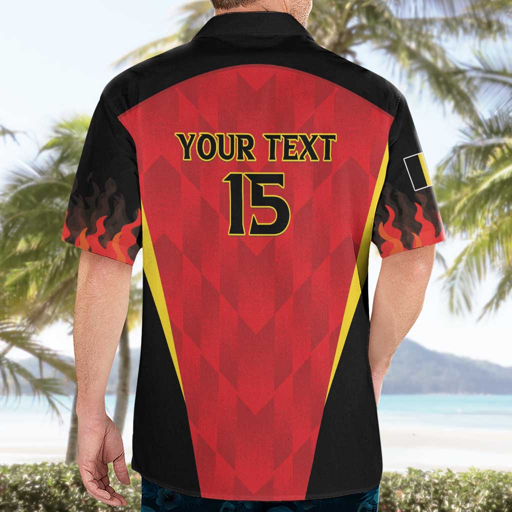 Custom Belgium Football 2026 Hawaiian Shirt Red Devils Pride - Wonder Print Shop