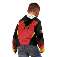 Custom Belgium Football 2026 Kid Hoodie Red Devils Pride - Wonder Print Shop