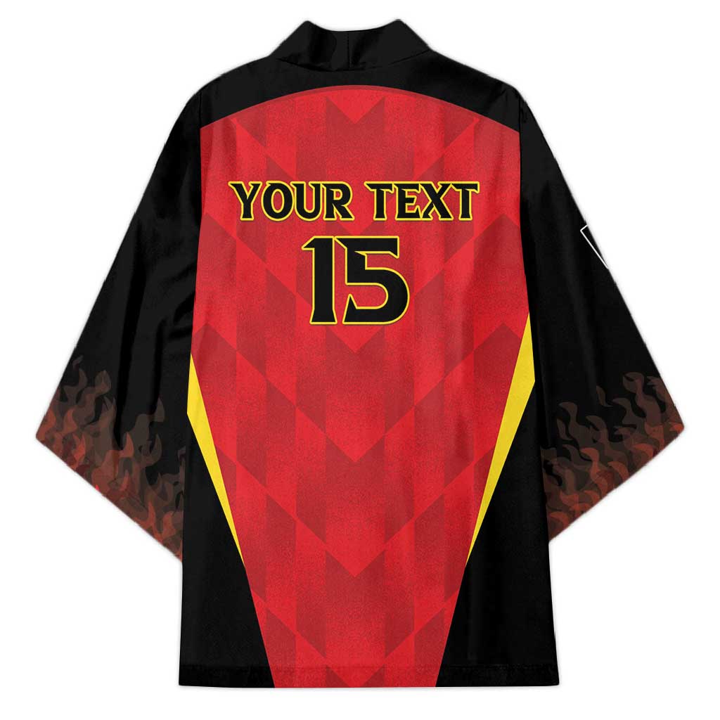 Custom Belgium Football 2026 Kimono Red Devils Pride - Wonder Print Shop