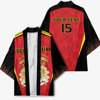 Custom Belgium Football 2026 Kimono Red Devils Pride - Wonder Print Shop